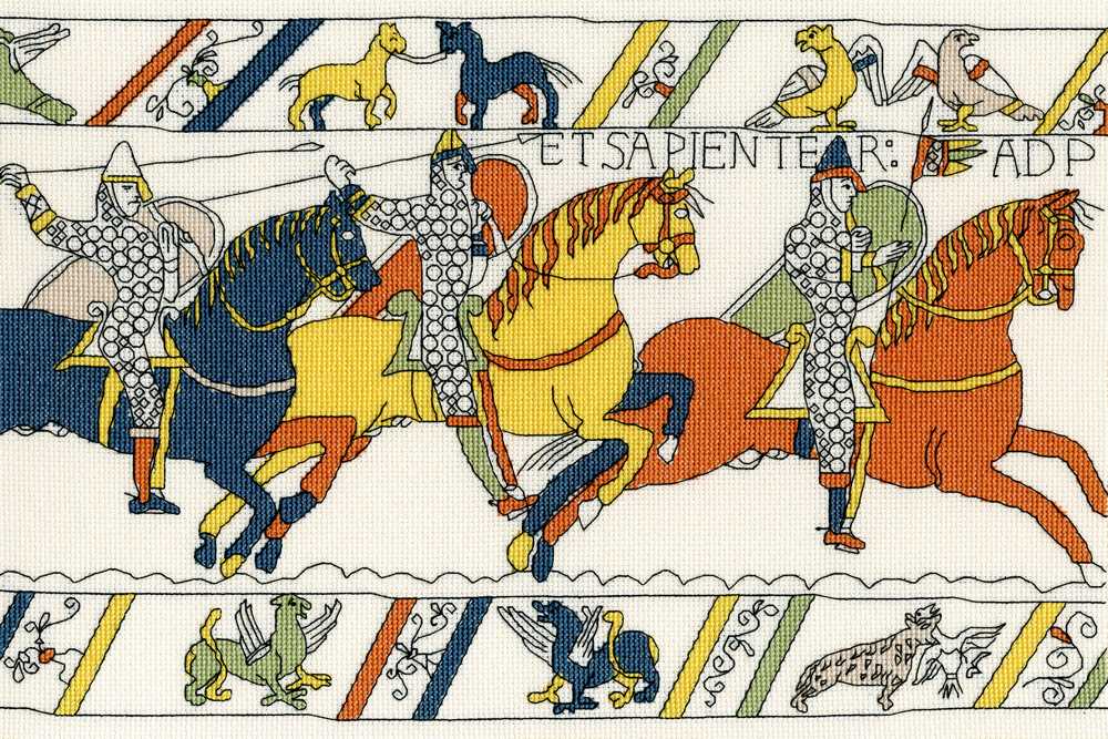 Bayeux Tapestry Designs - The Cavalry  - Counted Cross Stitch Kit from Bothy Threads