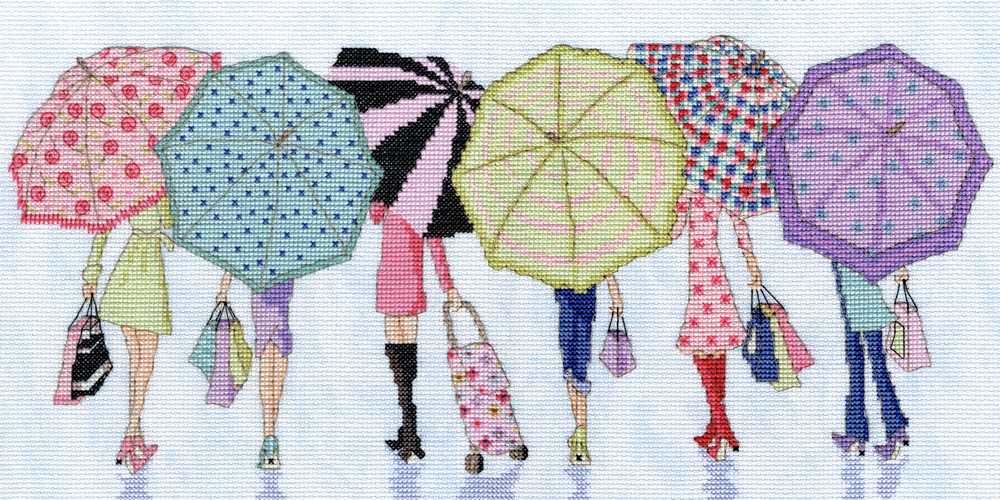 Retail Therapy - Cross Stitch Kit from Bothy Threads