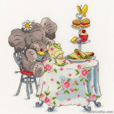 Elly One For Tea? Counted Cross Stitch Kit by Bothy Threads