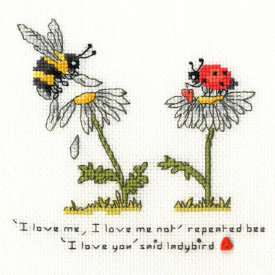 Bothy Threads Love Me, Love Me Not  Cross Stitch Kit