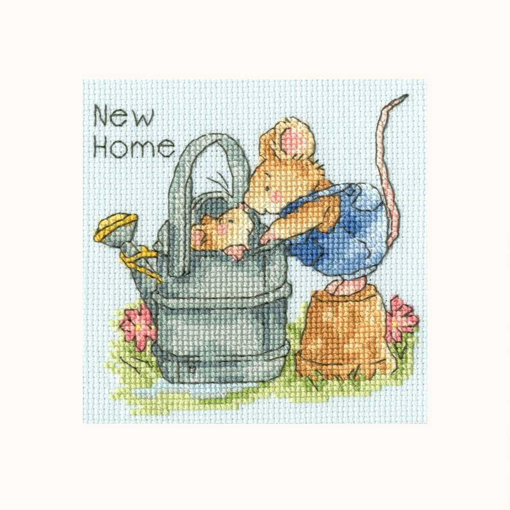 Bothy Threads Welcome Home Cross Stitch Card Kit