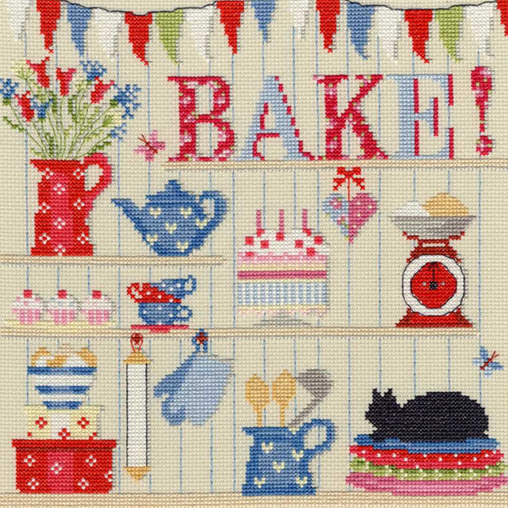 Bake! Cross Stitch Kit from Bothy Threads