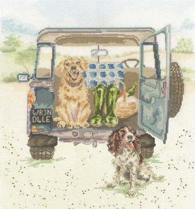 Paws For A Picnic Cross Stitch Kit - Bothy Threads