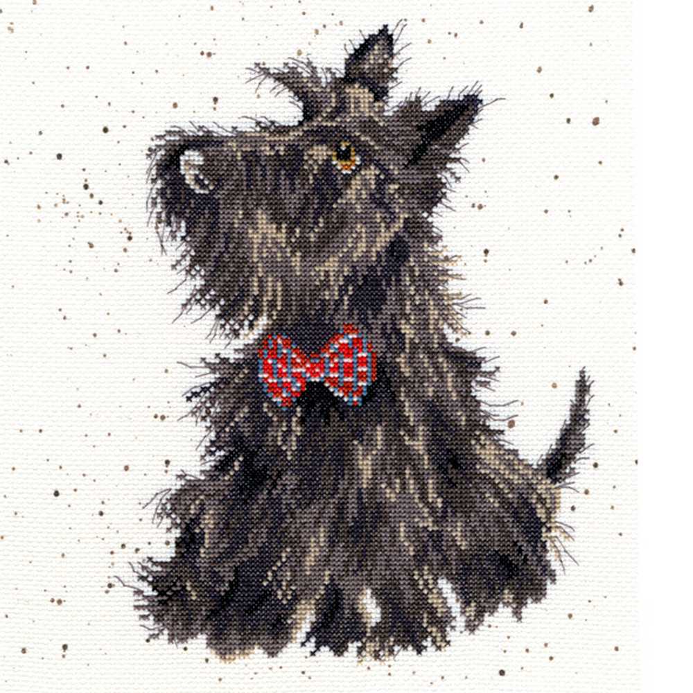 Scottie - Dog Counted Cross Stitch Kit by Hannah Dale of Wrendale Designs *(EVENWEAVE)*