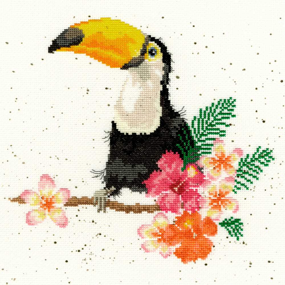 Toucan of my Affection - Counted Cross Stitch Kit by Hannah Dale of Wrendale Designs *(EVENWEAVE)*