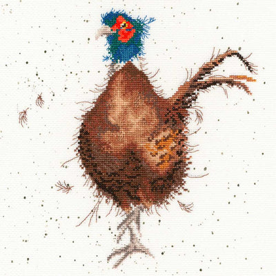 Lord of the Woods - Pheasant Counted Cross Stitch Kit by Hannah Dale of Wrendale Designs *(EVENWEAVE)*