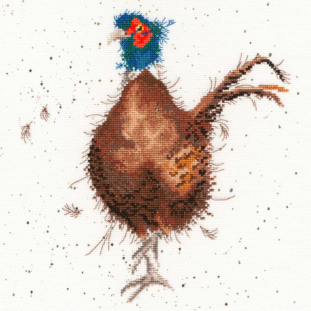 Lord of the Woods - Pheasant Counted Cross Stitch Kit by Hannah Dale of Wrendale Designs