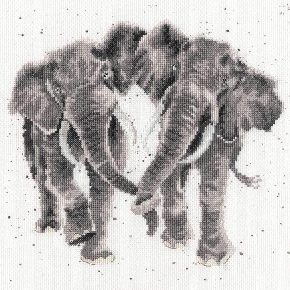 Age is Irrelephant - Elephant Counted Cross Stitch Kit by Hannah Dale of Wrendale Designs *(EVENWEAVE)*