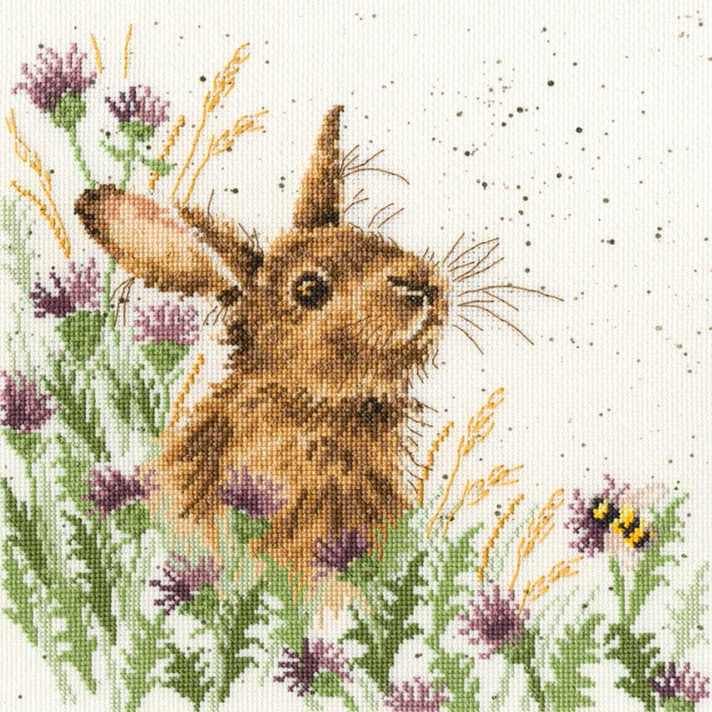 The Meadow - Counted Cross Stitch Kit by Hannah Dale of Wrendale Designs