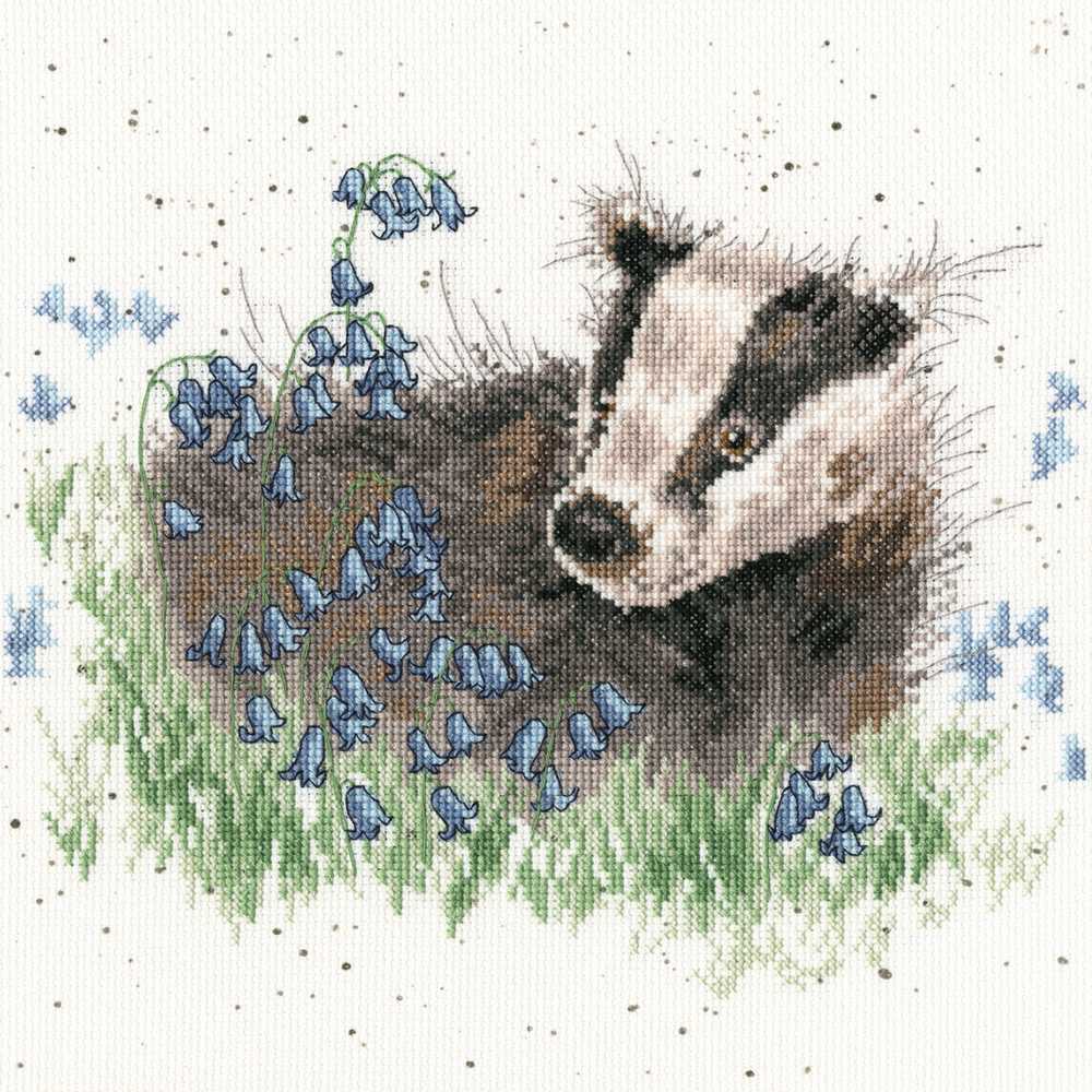 Bluebell Wood  - Counted Cross Stitch Kit by Hannah Dale of Wrendale Designs *(EVENWEAVE)*