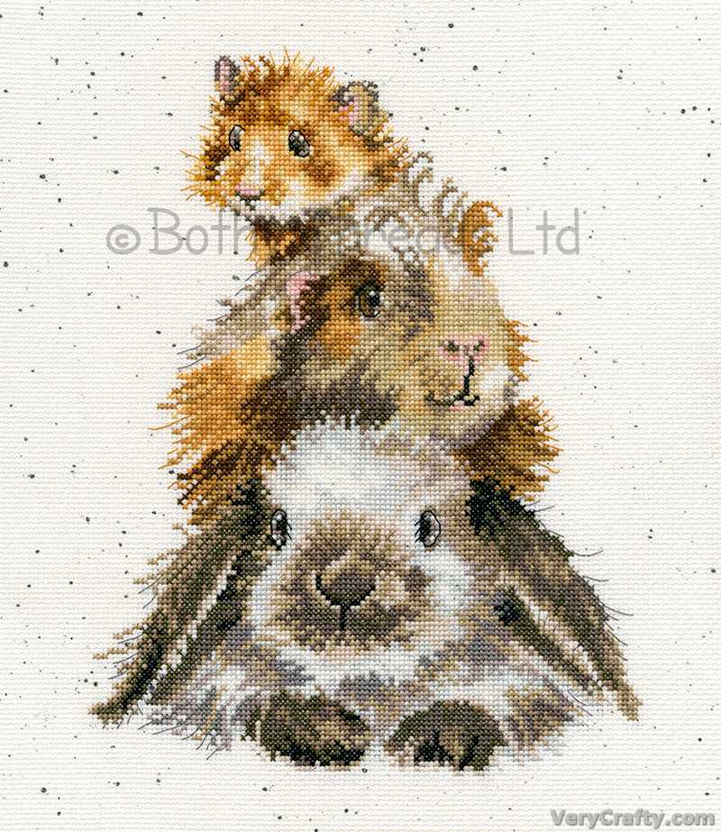 Piggy In The Middle - Bothy Threads Counted Cross Stitch Kit