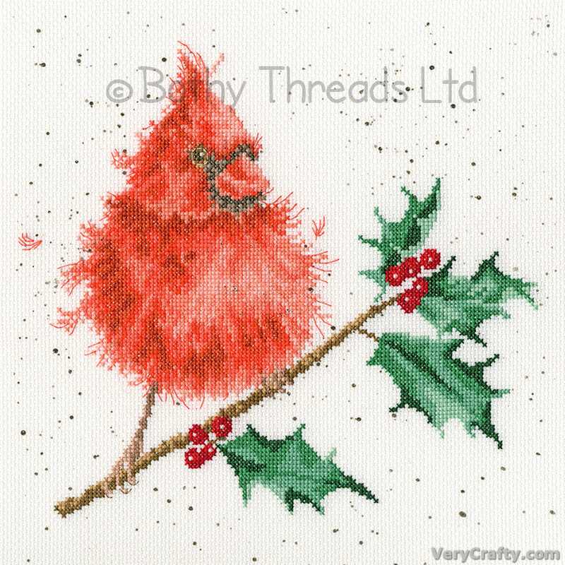 Festive Feathers - Bothy Threads Counted Cross Stitch Kit *(EVENWEAVE)*