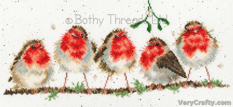 Rockin' Robins - Bothy Threads Counted Cross Stitch Kit