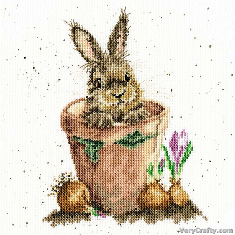 The Flower Pot - Bothy Threads Wrendale Counted Cross Stitch Kit
