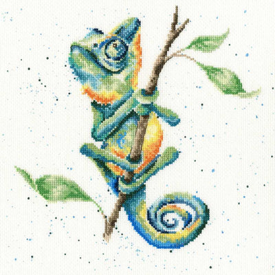 Bothy Threads One In A Chameleon Wrendale Cross Stitch Kit