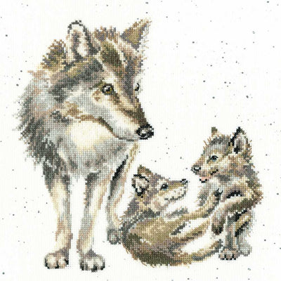 Bothy Threads Wolf Pack Wrendale Cross Stitch Kit
