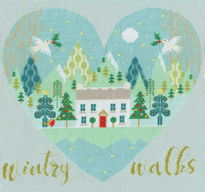 Bothy Threads Cross Stitch Kit Wintry Walks