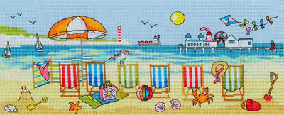 Deckchair Fun - Counted Cross Stitch Kit from Bothy Threads