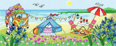 Glamping fun  - Counted Cross Stitch Kit from Bothy Threads