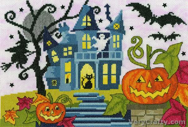 Spooky! Counted Cross Stitch Kit by Bothy Threads