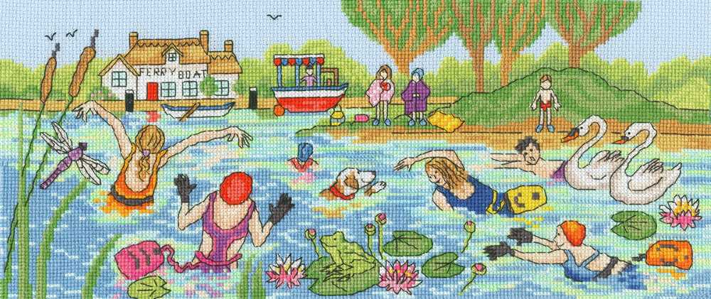 Lakeside Fun Cross Stitch Kit - Bothy Threads