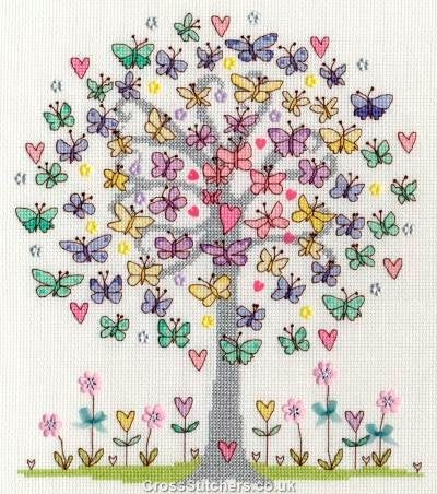 Love Spring  - Counted Cross Stitch Kit by Bothy Threads