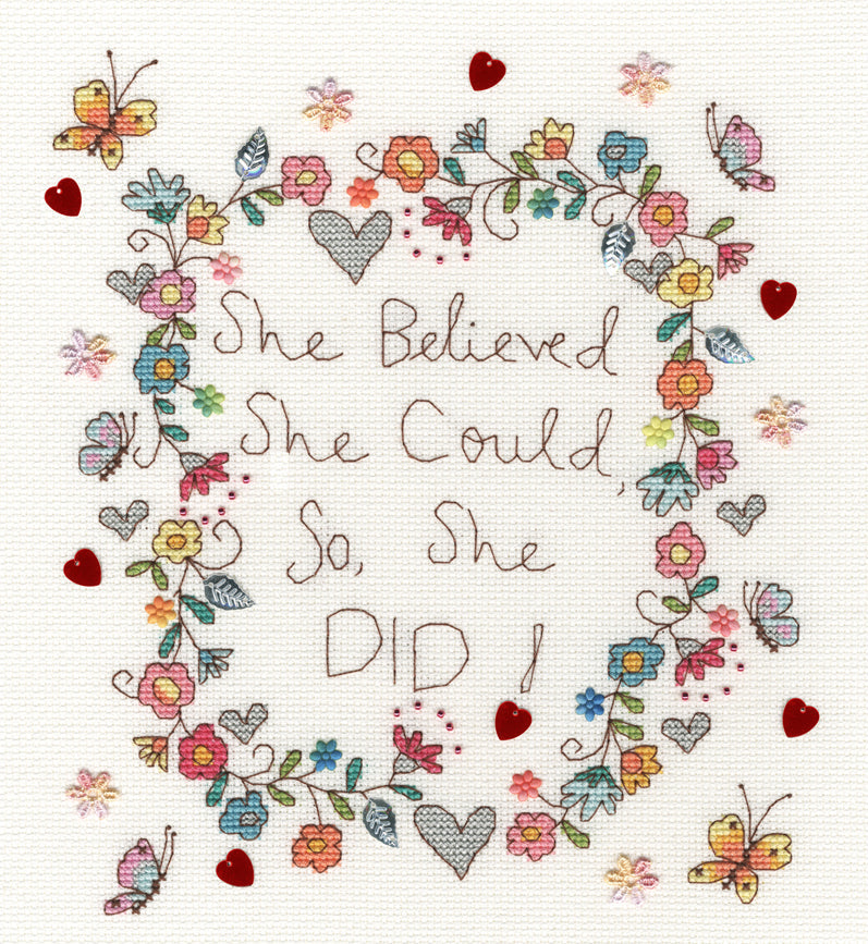 Love Note  - Counted Cross Stitch Kit by Bothy Threads