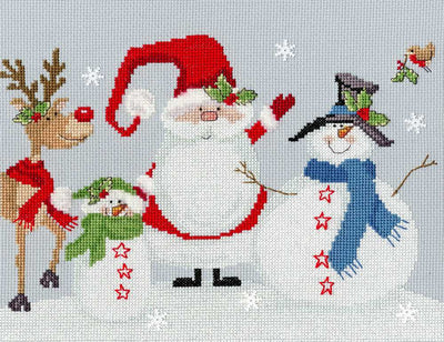 Bothy Threads Snowy Friends Cross Stitch Kit