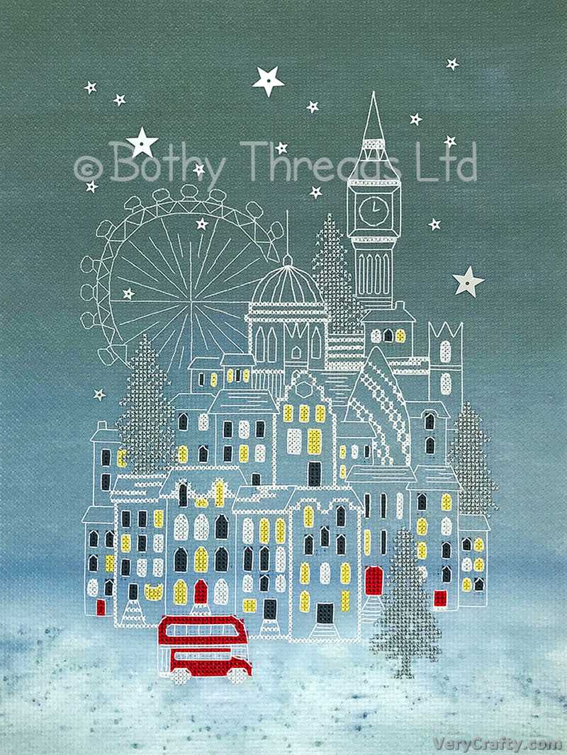 Snowy London - Bothy Threads Counted Cross Stitch Kit