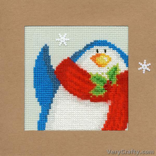 Snowy Penguin Counted Cross Stitch Kit by Bothy Threads