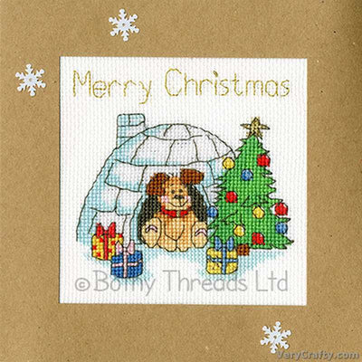 Winter Woof - Bothy Threads Counted Cross Stitch Card Kit