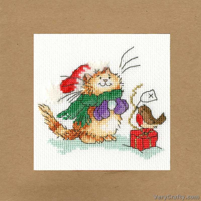 Just For You - Bothy Threads Christmas Card Counted Cross Stitch Kit