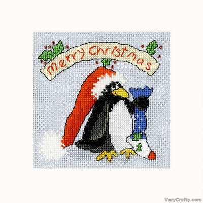 Bothy Threads PPP Please Santa Christmas Card Cross Stitch Kit