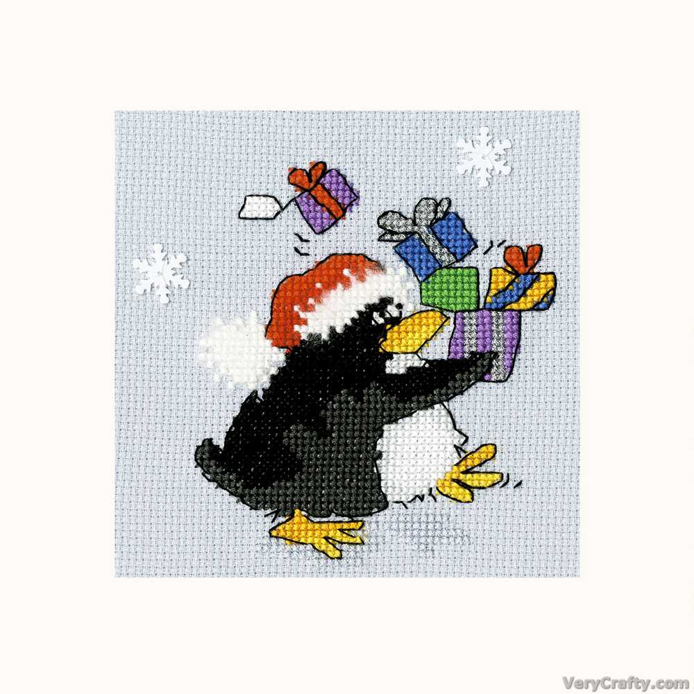 Bothy Threads PPP Presents Christmas Card Cross Stitch Kit
