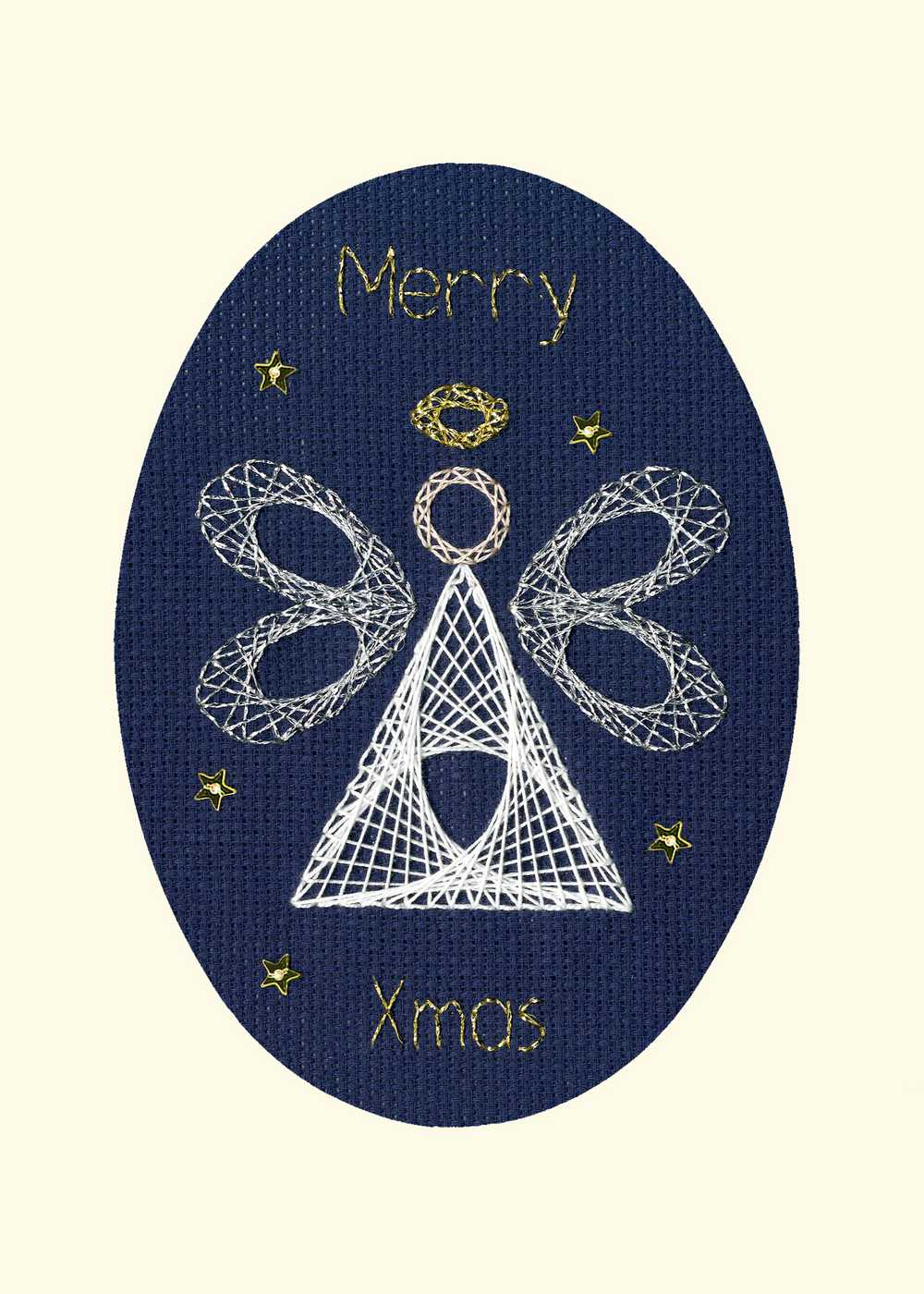 Bothy Threads Christmas Angel Card Cross Stitch Kit