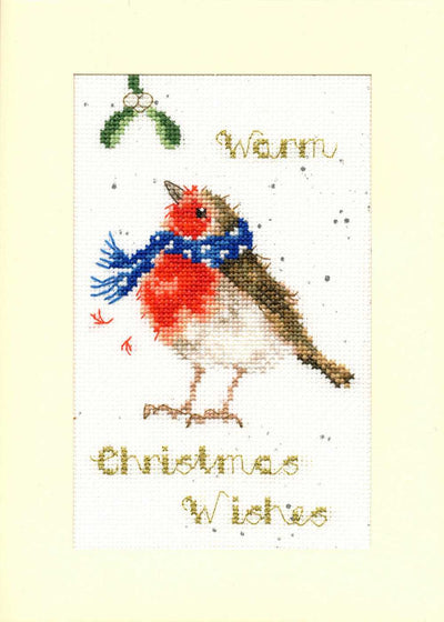 Bothy Threads Warm Wishes Card Cross Stitch Kit