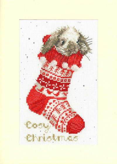 Bothy Threads Cosy Christmas Cross Stitch Card Kit