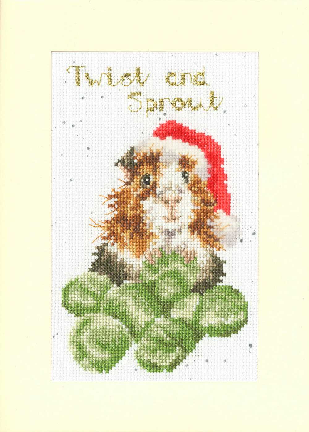 Bothy Threads Twist And Sprout Cross Stitch Card Kit