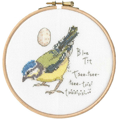 Little Blue Tit Bothy Threads Cross Stitch Kit