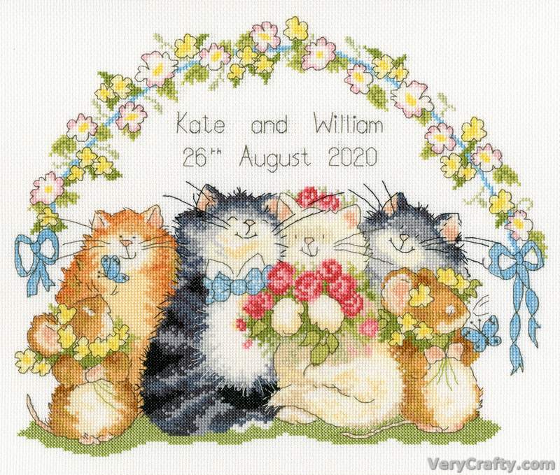 The Purrrfect Day Counted Cross Stitch Kit by Bothy Threads