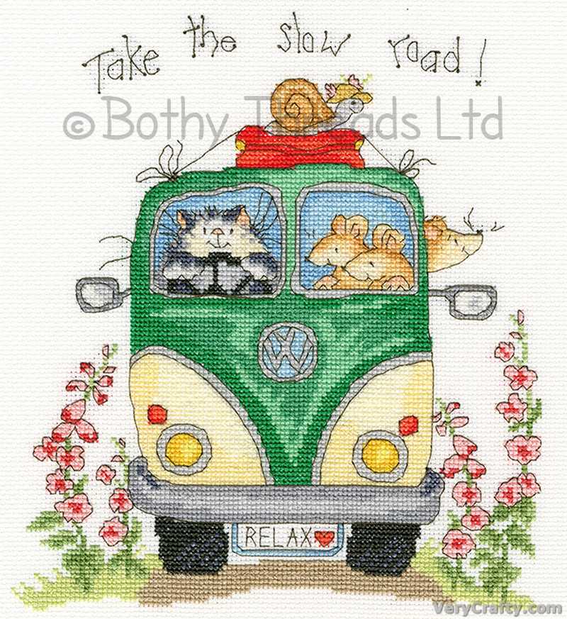 Take The Slow Road - Bothy Threads Counted Cross Stitch Kit