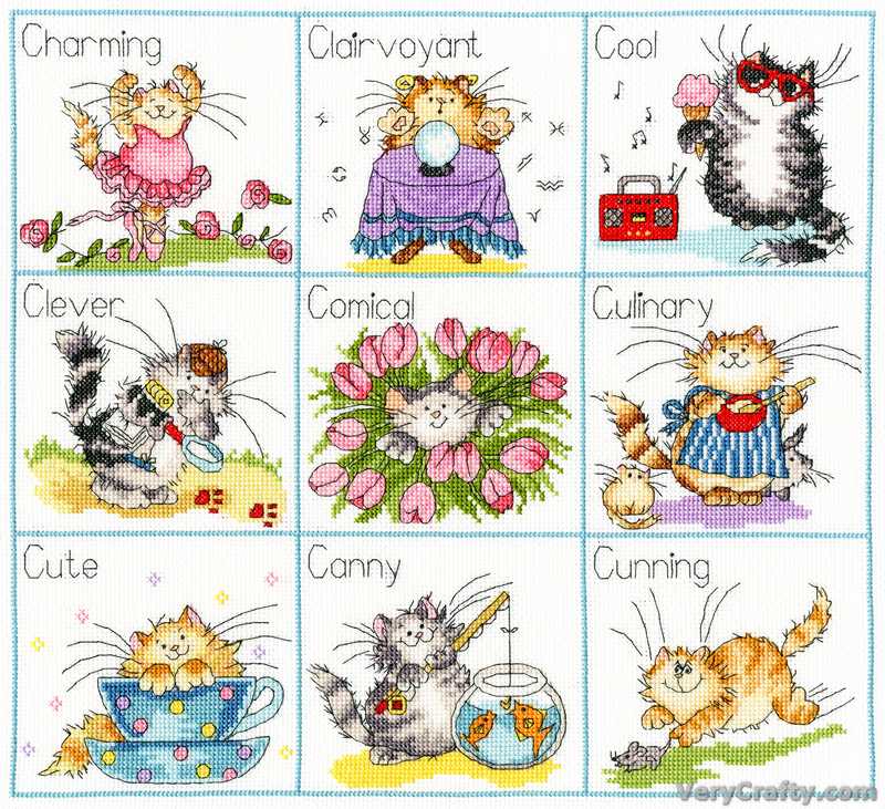 It's A Cat's Life - Bothy Threads Counted Cross Stitch Kit