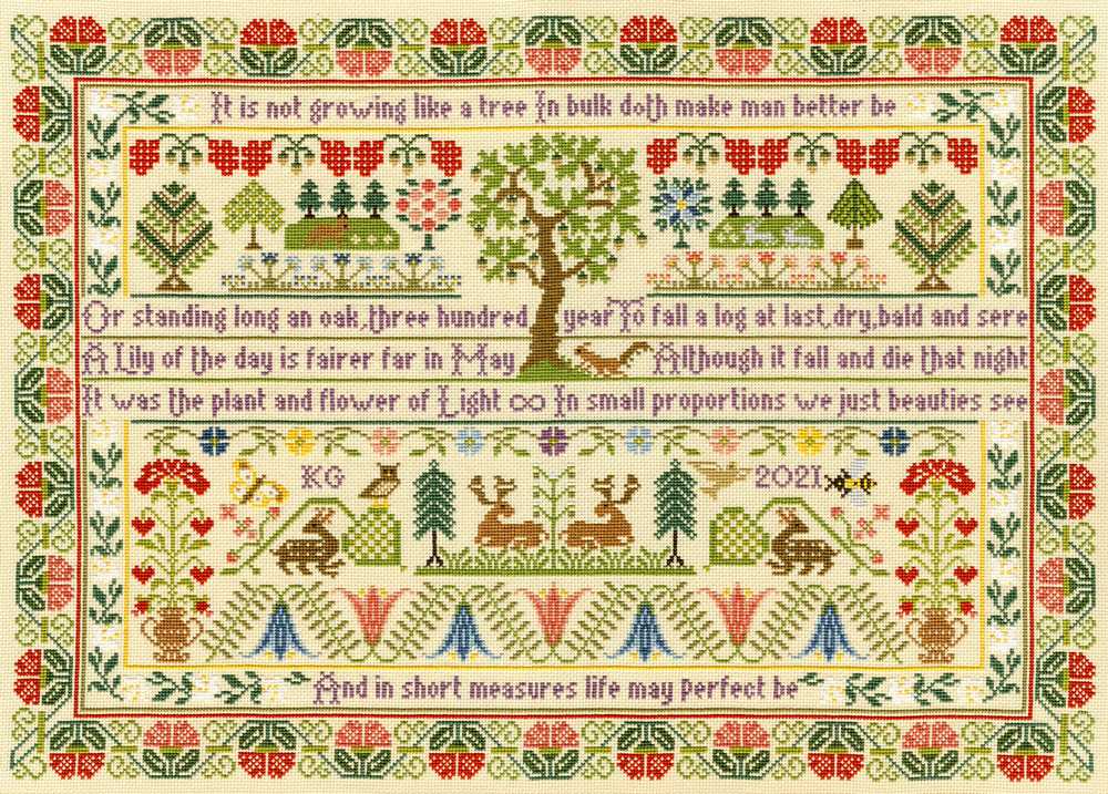 Bothy Threads Oak Tree Counted Cross Stitch Kit