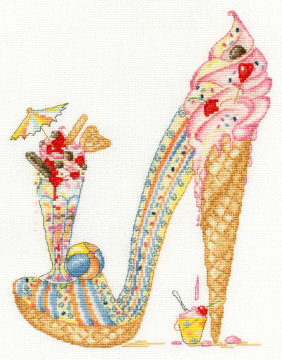 Bothy Threads Lazy Sundae Cross Stitch  Kit