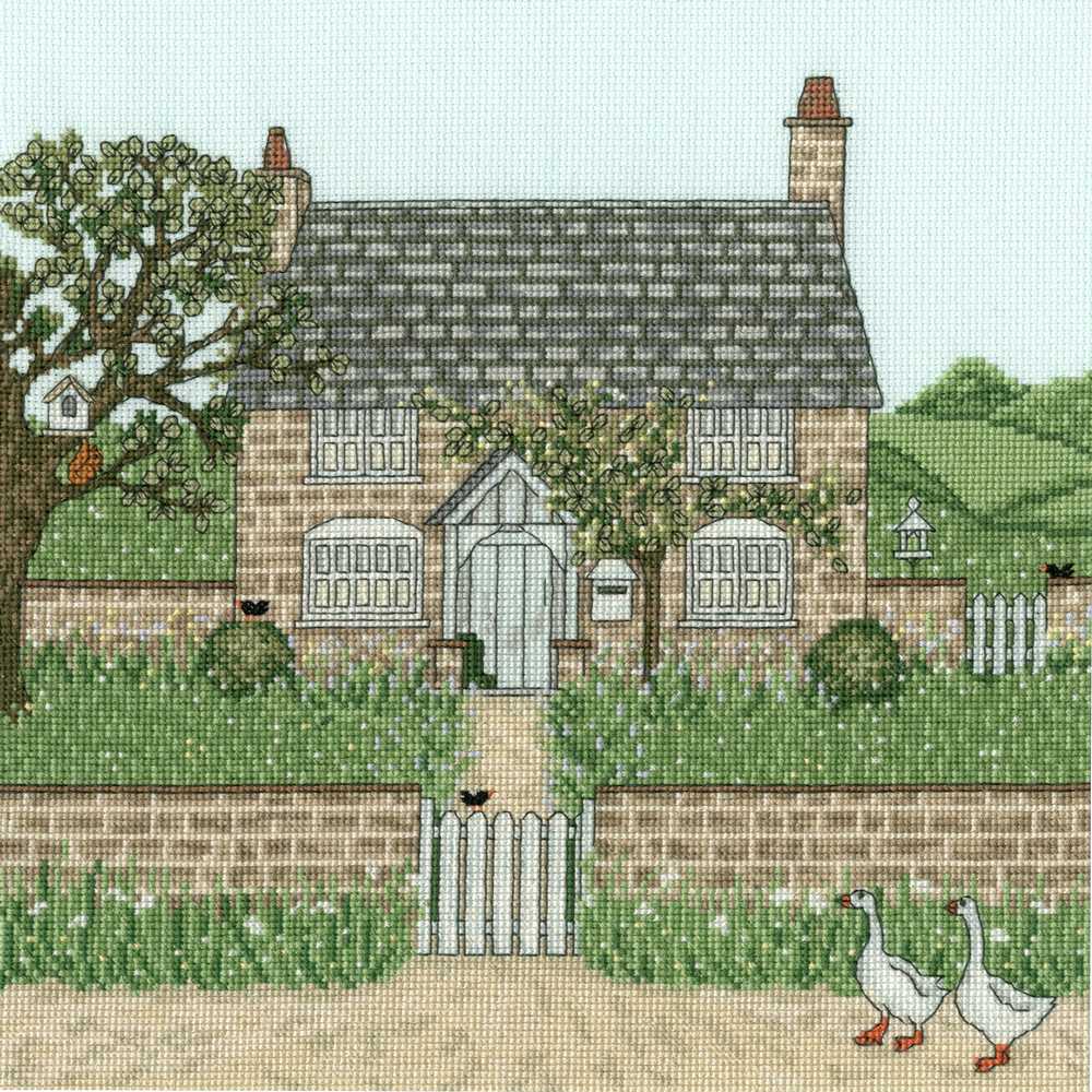 Bothy Threads Gardener's Cottage Cross Stitch Kit