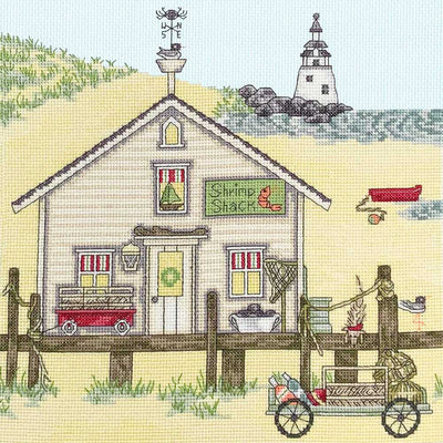 Bothy Threads Shrimp Shack Cross Stitch  Kit