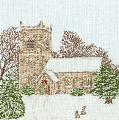 Bothy Threads Country Church Cross Stitch Kit