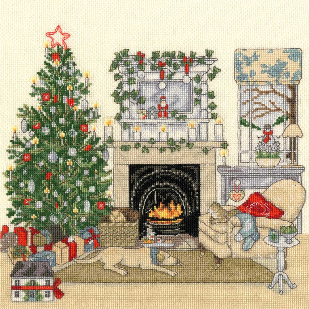 Bothy Threads Christmas Eve Counted Cross Stitch Kit